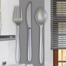 Dekorace na zeď Cutlery, sada 3 ks - 2