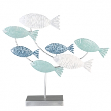 Dekorace ryby Filen, 55 cm, modrá - 1