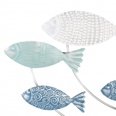 Dekorace ryby Filen, 55 cm, modrá - 2