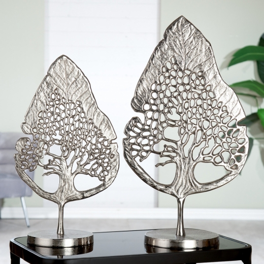 Dekorace Tree, stříbrná - 1