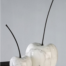 Dekorace třešeň Marble keramická, 42 cm - 2