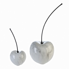 Dekorace třešeň Marble keramická, 60 cm