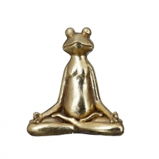 Dekorácia Frog, 34 cm, zlatá - 1