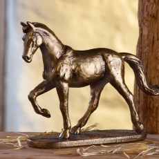 Dekorácia Horse, zlatá - 1