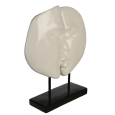 Dekorácia Kiss, 28 cm, biela - 5