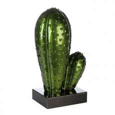 Dekorácia na mramorovom podstavci Kaktus, 30 cm - 1