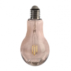 Dekoratívna lampa Filaments, 22 cm, sivá