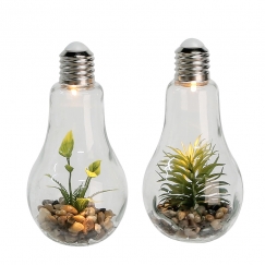 Dekoratívna lampa Žiarovka, 22 cm, 2 ks