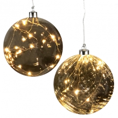 Dekoratívna LED lampa Sphere, 12 cm, 2 ks