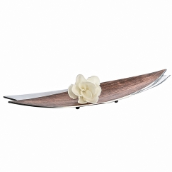 Dekoratívna misa hliníková Twin, 56 cm