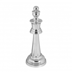 Dekoratívna šachová figúra Dáma, 65 cm, hliník - 1