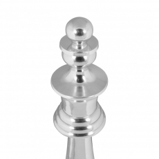 Dekoratívna šachová figúra Dáma, 65 cm, hliník - 3