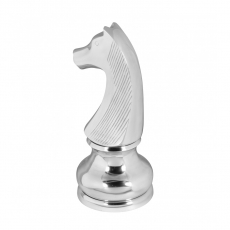 Dekoratívna šachová figúra Jazdec, 60 cm, hliník - 5
