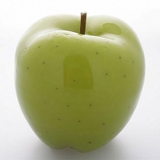 Dekoratívna sviečka v tvare jablka 8 cm - 1