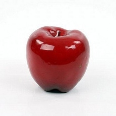 Dekoratívna sviečka v tvare jablka 8 cm - 2