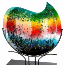 Dekoratívna váza Rain, viacfarebná - 1