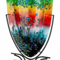Dekoratívna váza Rain, viacfarebná - 1