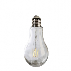 Dekoratívna závesná lampa Filaments, 18 cm, číra