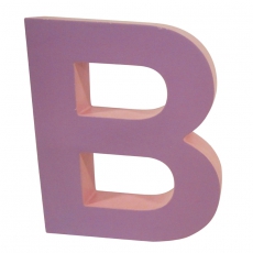 Dekoratívne písmeno obojstranné B, 18 cm - 2
