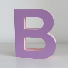 Dekoratívne písmeno obojstranné B, 18 cm - 1