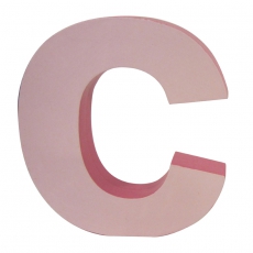 Dekoratívne písmeno obojstranné C, 18 cm - 2
