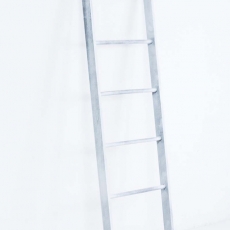 Dekoratívne rebrík Mariana, 145,5 cm, sivá - 4