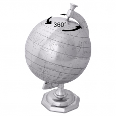 Dekorativní hliníkový Globus, 35 cm - 4