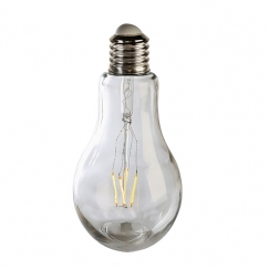 Dekorativní lampa Filaments, 22 cm, čirá