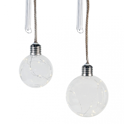 Dekorativní LED lampa Sphere, 15 cm, čirá - 1