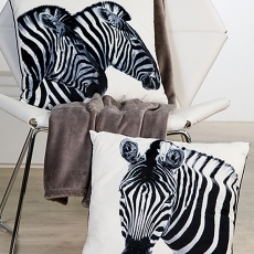 Dekorativní polštář Zebra, sada 2 ks - 1