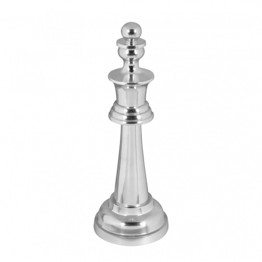 Dekorativní šachová figura Dáma, 65 cm, hliník - 1