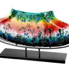 Dekorativní váza Rain, vícebarevná - 1