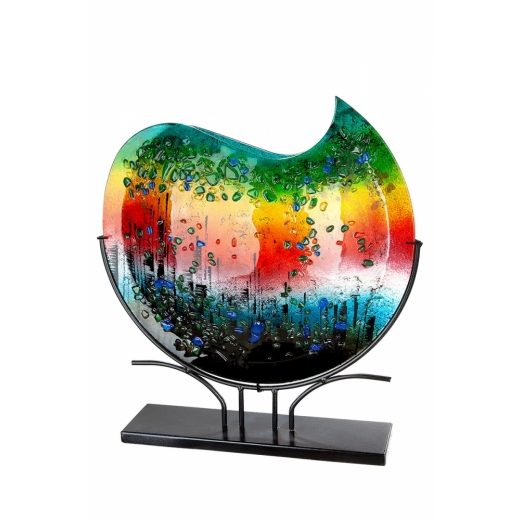 Dekorativní váza Rain, vícebarevná - 1