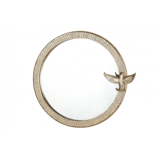Dekorativní závěsné zrcadlo Clein, 40 cm, zlatá - 1