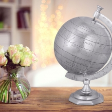 Dekoratívny hliníkový Globus, 35 cm - 2
