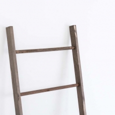 Dekoratívny rebrík Mariana, 145,5 cm, tmavo hnedá - 4