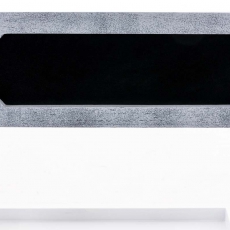 Regál s tabuľou Karma, 65 cm, antik sivá - 6