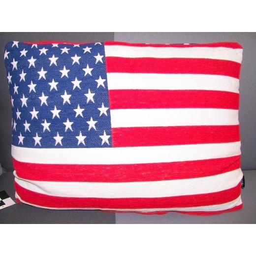 Dekoratívny vankúš Amerika, 45x60 cm, farebný - 1