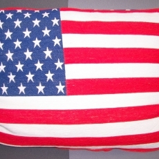 Dekoratívny vankúš Amerika, 45x60 cm, farebný - 1