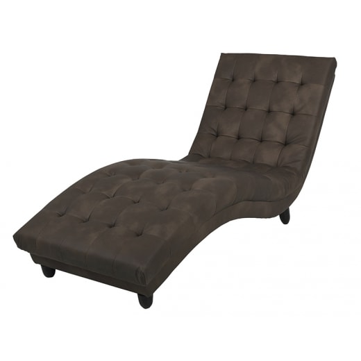 Designové lehátko Linky, hnědá - 1