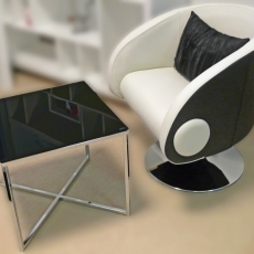 Designové otočné křeslo Bernard - 4