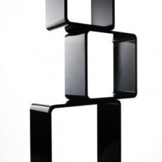 Designový retro regál Cube, 3 ks - 3