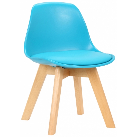 Detská jedálenská stolička Lindi, modrá - 1