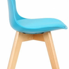 Detská jedálenská stolička Lindi, modrá - 3