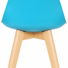 Detská jedálenská stolička Lindi, modrá - 4