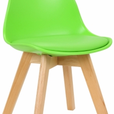 Detská jedálenská stolička Lindi, zelená - 1