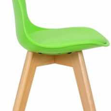 Detská jedálenská stolička Lindi, zelená - 3
