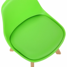 Detská jedálenská stolička Lindi, zelená - 5