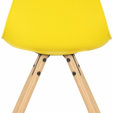 Detská jedálenská stolička Nakoni, žltá - 4