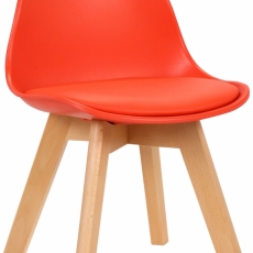 Dětská jídelní židle Lindi, červená - 1